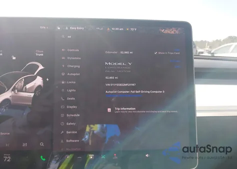 2021 Tesla Model Y Long Range Dual Motor All-Wheel Drive from USA, damaged, VIN 5YJYGDEE2MF211167